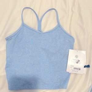athleta girls blue cami atheltic top. original price $35 and never worn